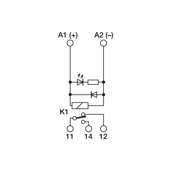 Cabur XCM1C012 Electromechanical relay modules single channel