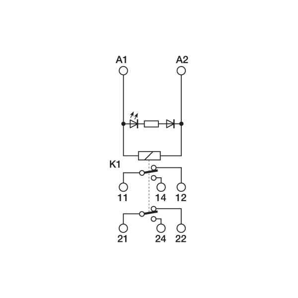 Cabur XCM2A012 Electromechanical relay modules single channel