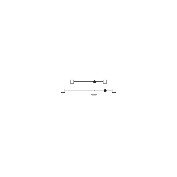 Cabur EFD420GR PUSH-IN TECHNOLOGY TERMINAL BLOCKS EFD SERIES 2 LEVELS FEED-THROUGH