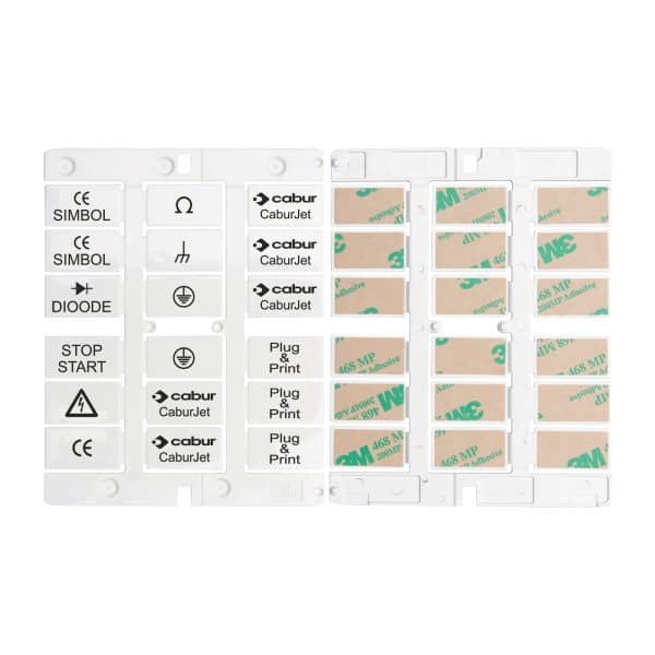 Cabur TAG2715AW CABURJET CONSUMABLES TAGS FOR TAG HOLDERS AND RAILS