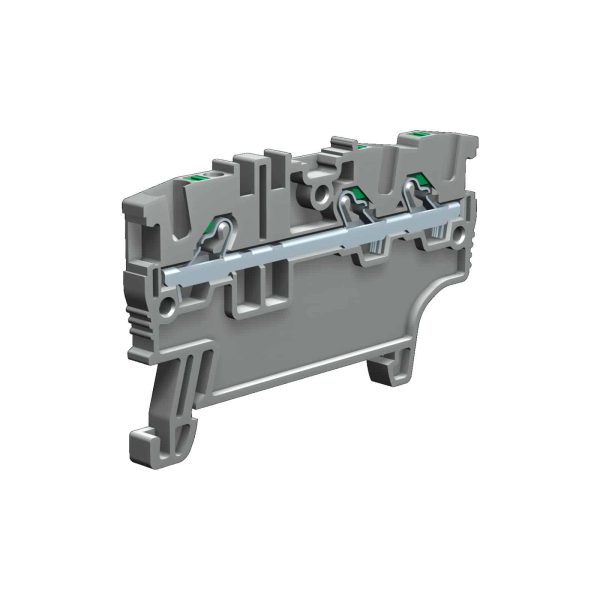 Cabur EFC110GR PUSH-IN TECHNOLOGY TERMINAL LOCKS EFC SERIES 1 LEVEL FEED-THROUGH