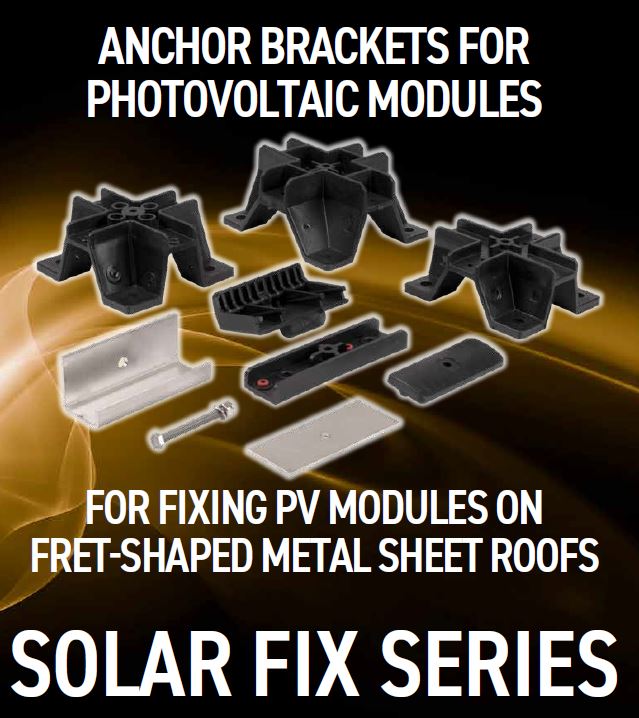 Nuova brochure Cabur: Sistemi di fissaggio a staffe per pannelli fotovoltaici